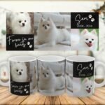 Personalized dog picture mug, contextual view, version 3.
