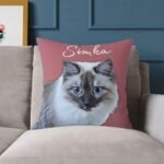 Personalized Cat Photo Pillow, Custom Cat Portrait, Cat Lover Gift - Image 4