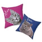 Personalized Cat Photo Pillow, Custom Cat Portrait, Cat Lover Gift - Image 3