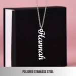Elegant personalized name necklace for her, featuring a silver finish—perfect Mother's Day gift to cherish forever