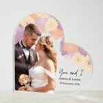 You and I Heart Shaped Acrylic Gift for Couples